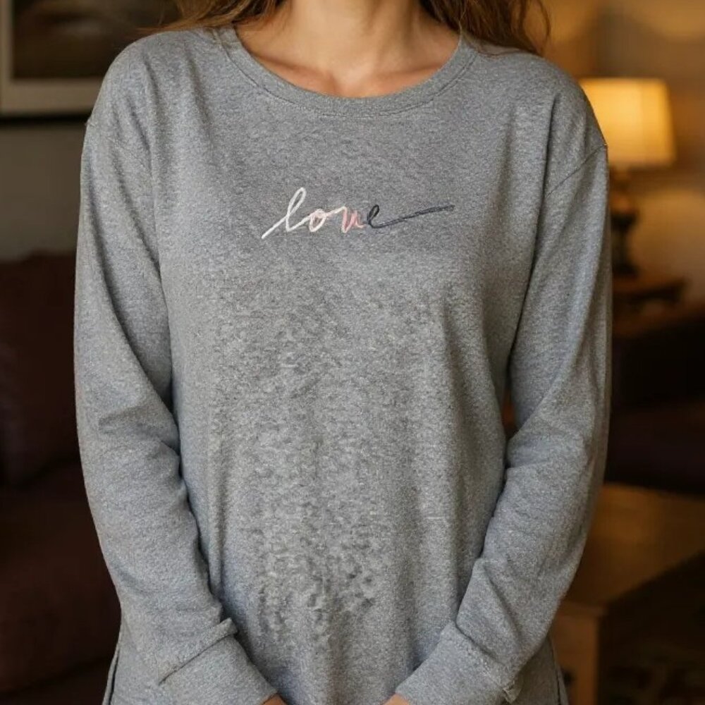 ED by Ellen DeGeneres "Love" Long-Sleeve Sweatshirt
